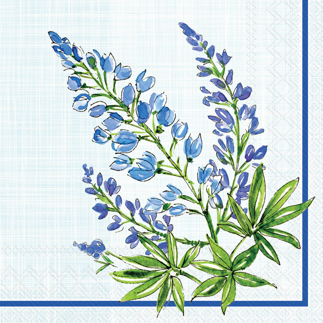 Bluebonnet Cocktail Napkin