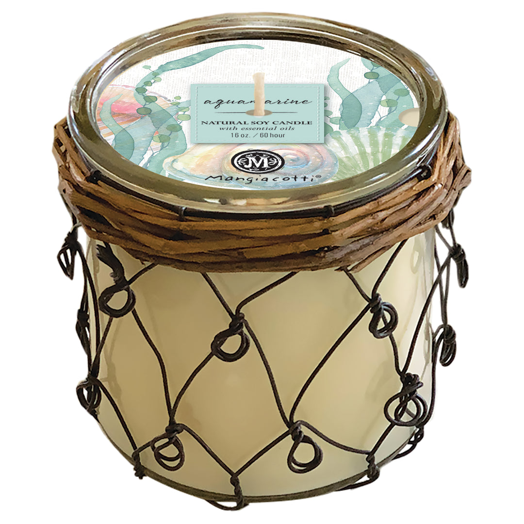 Aquamarine Farmhouse Soy Candle 16 oz.