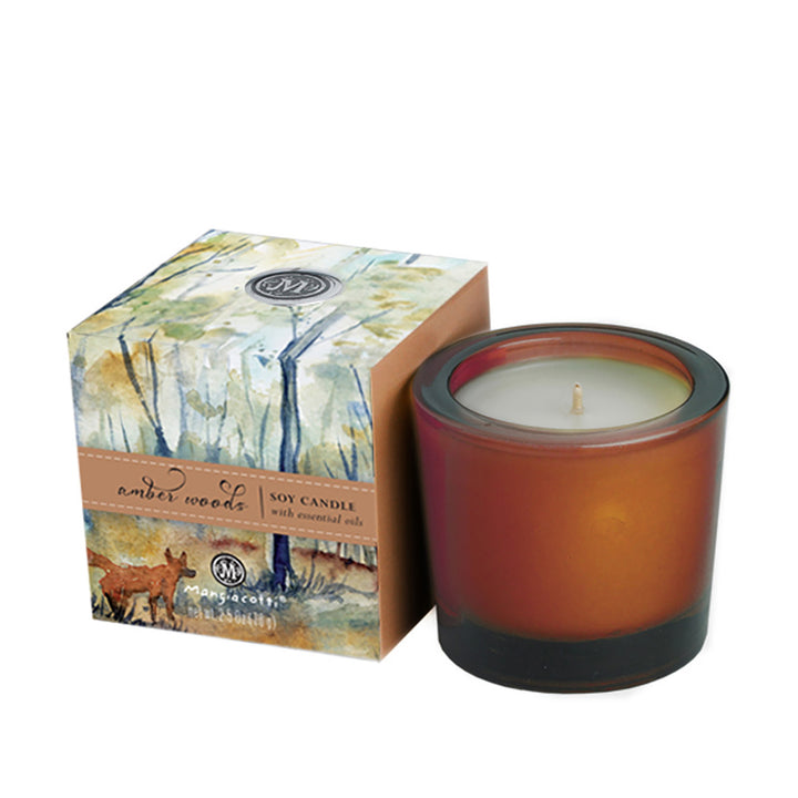 Amber Woods Soy Candle 2.5 oz.