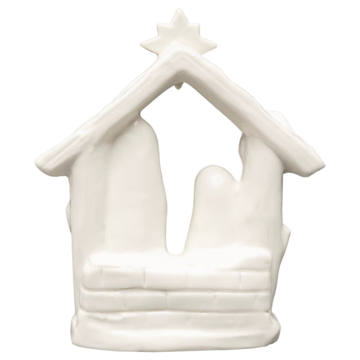 White &amp; Gold Nativity
