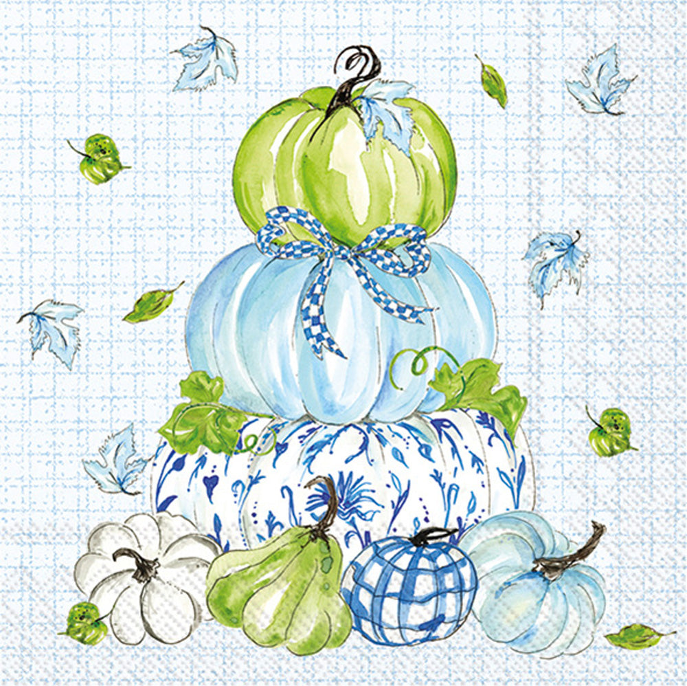 CKTL/CHINOISERIE STACKED PUMPKINS