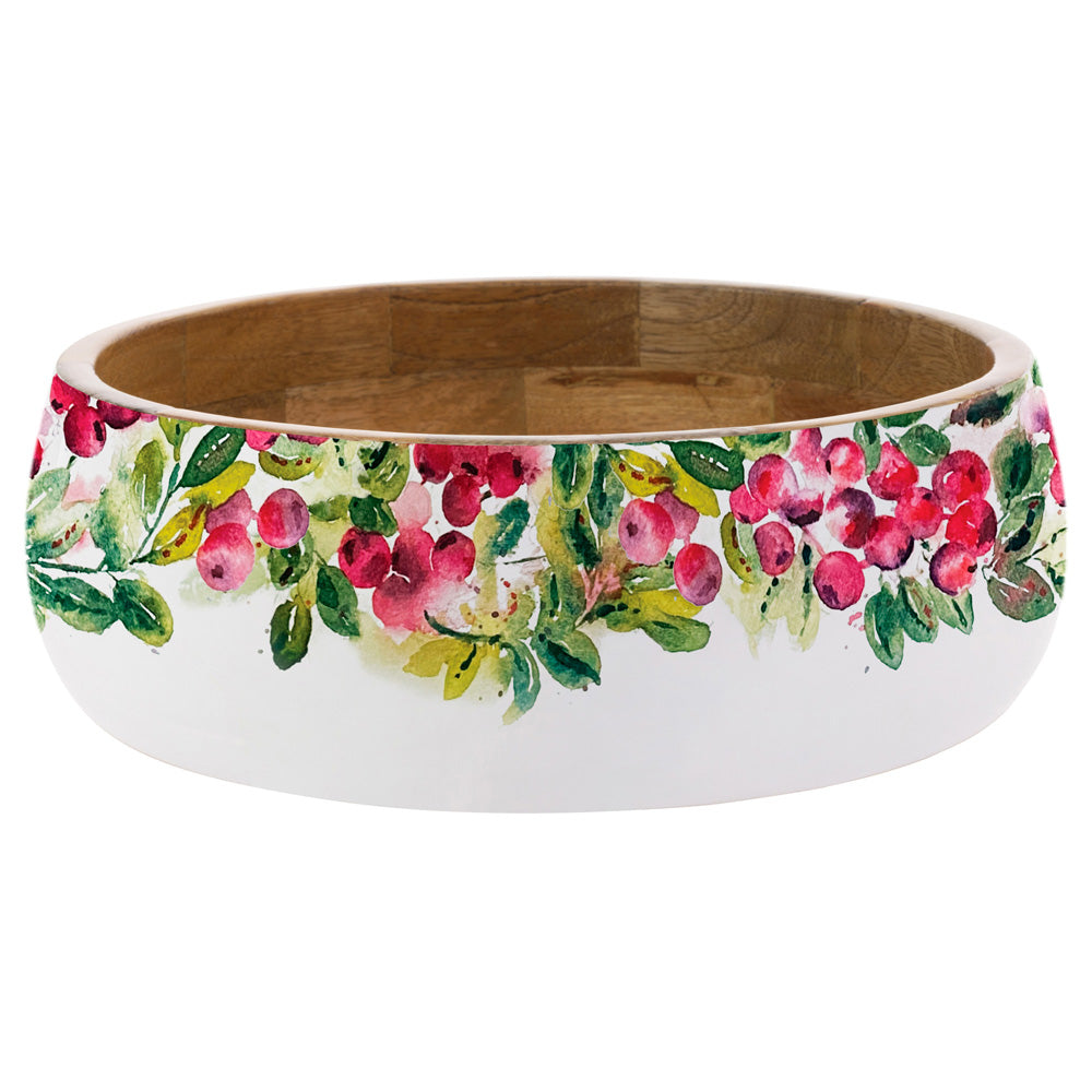 Cranberry Wreath Bowl