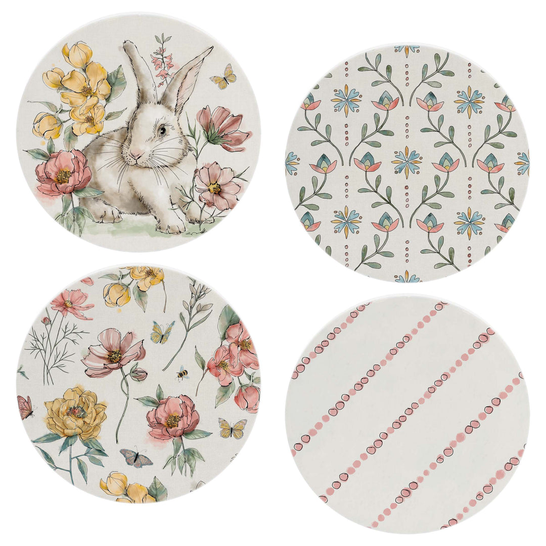 Garden Reverie Round Coasters