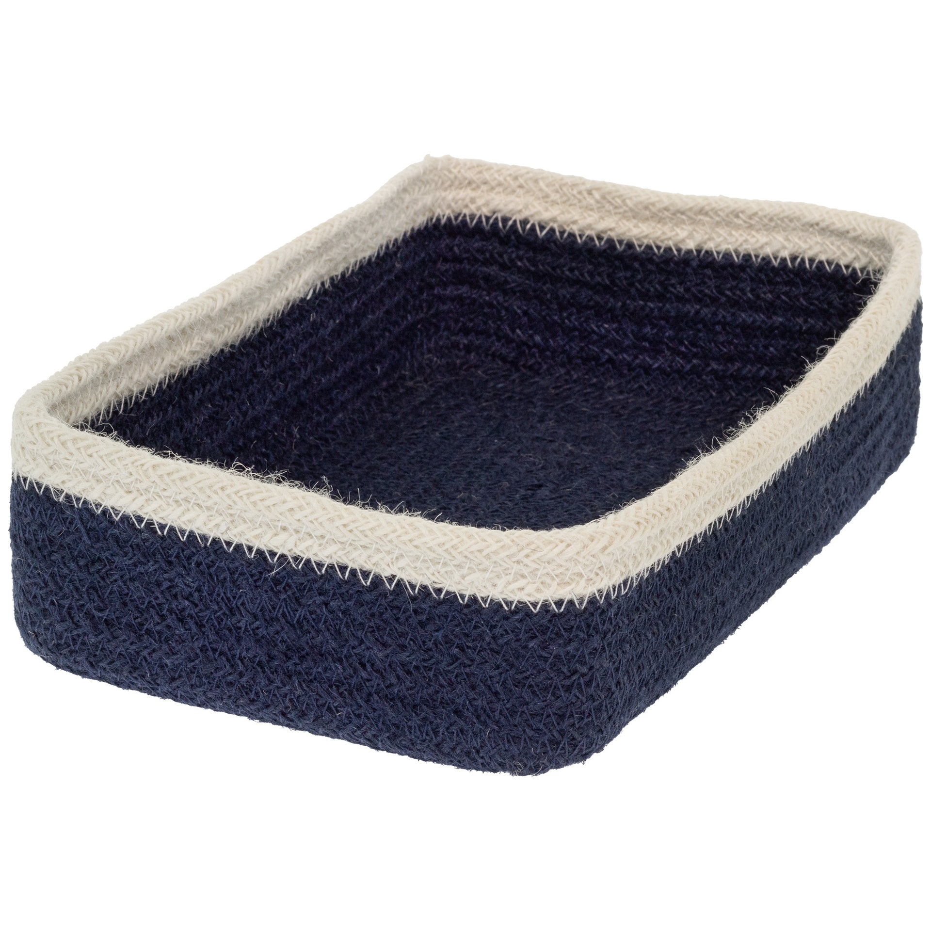 Navy Jute Caddy Guest