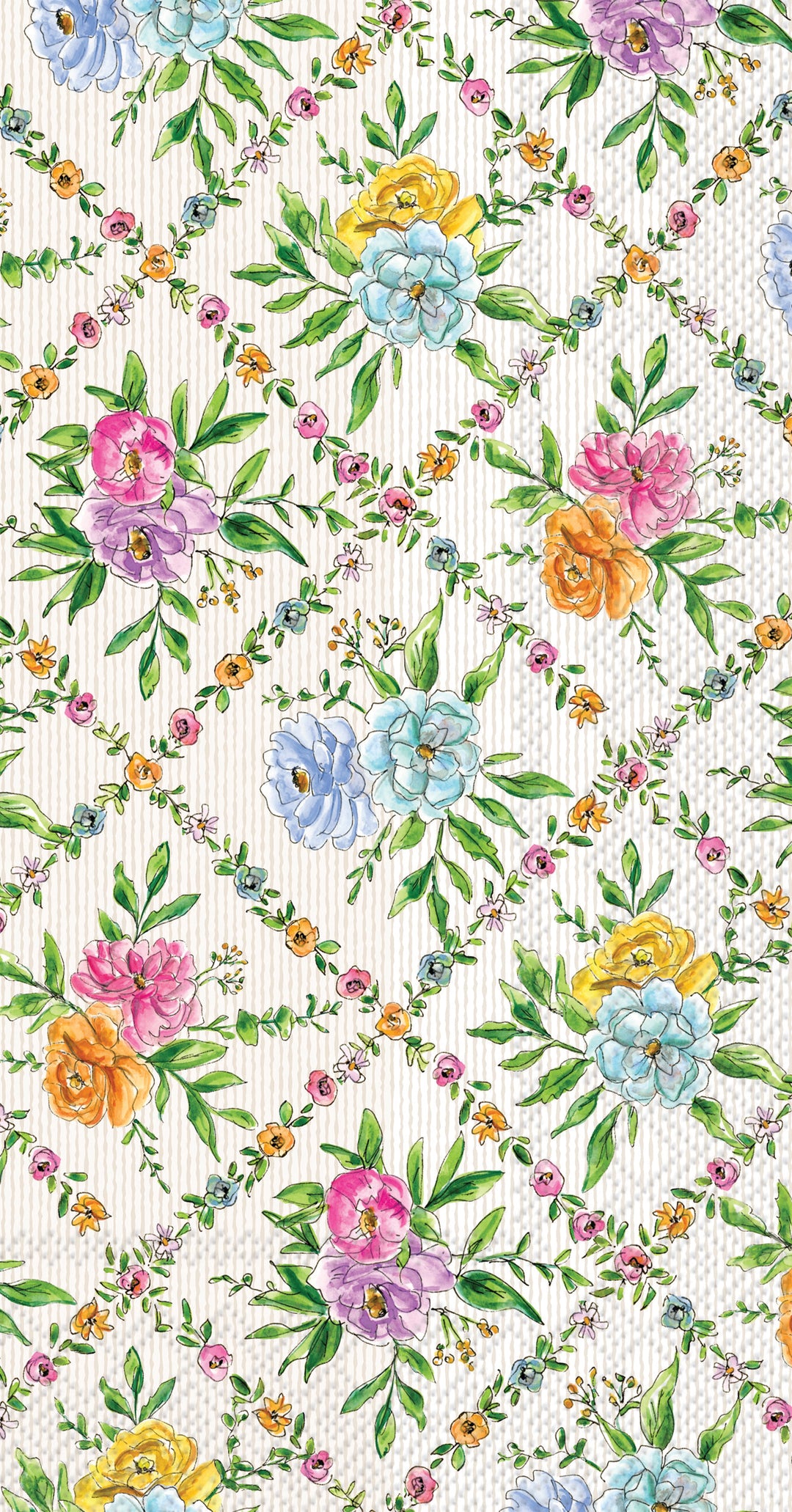Spring Boots Floral Guest Towel