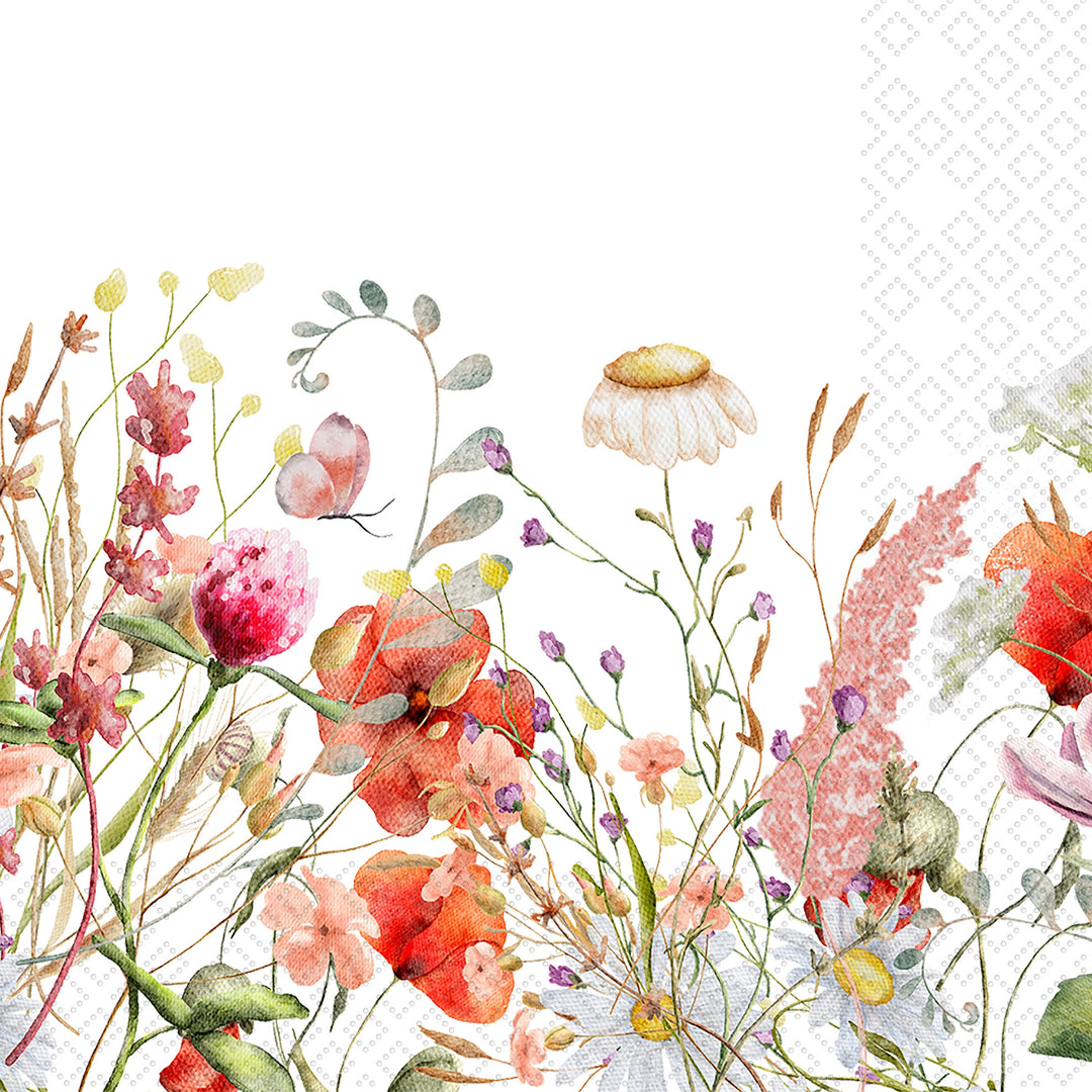 Field Of Flowers Cocktail Napkin