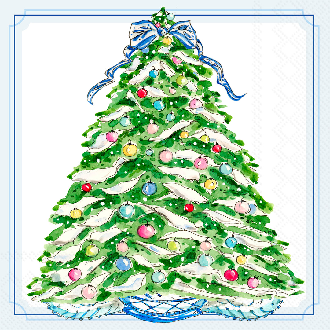 Boxwood Ornaments Cocktail Napkin