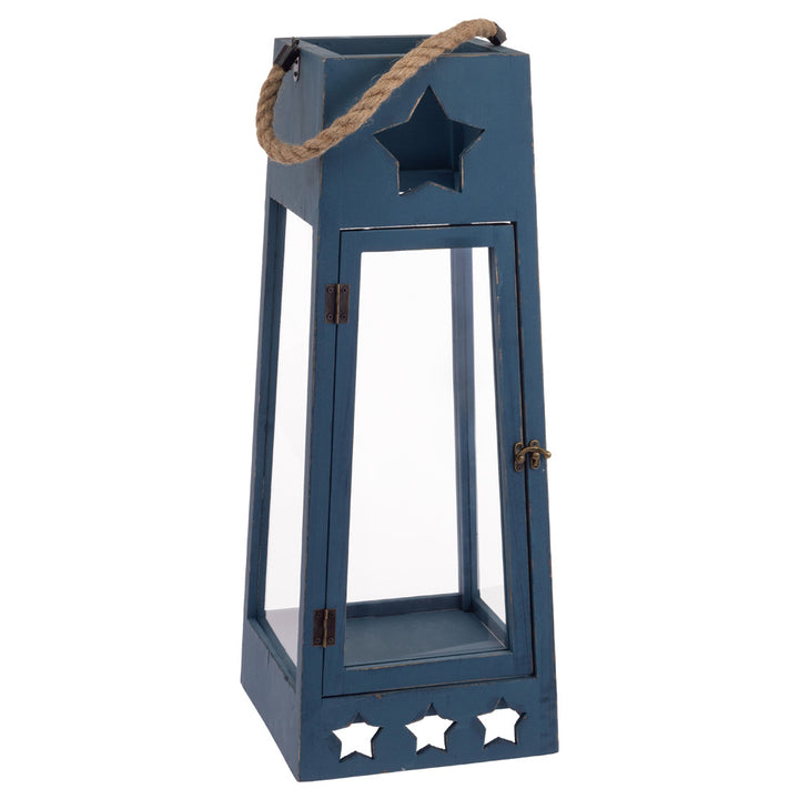 Standout Blue Star Lanterns (Set of 2)