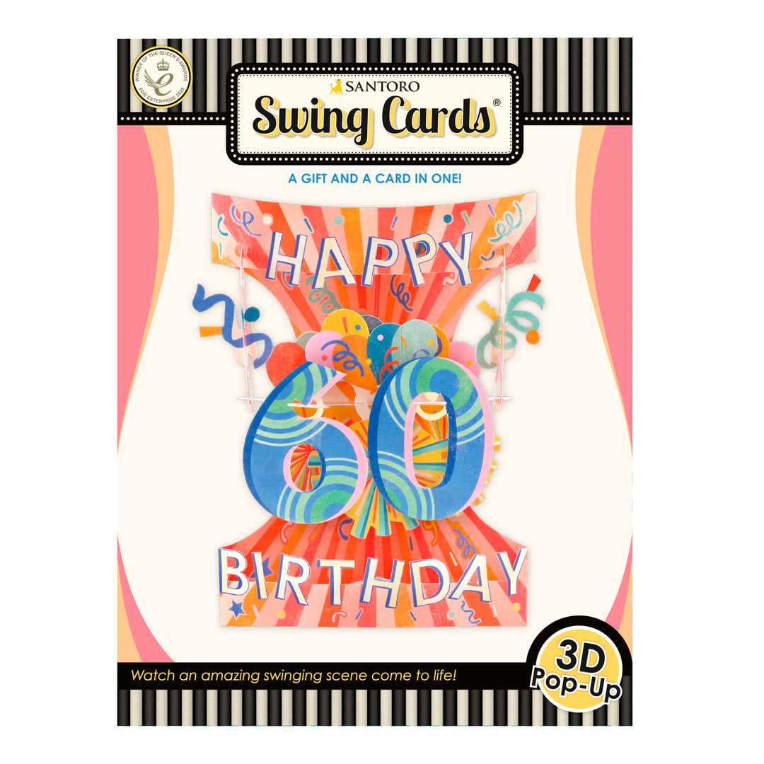 60 Happy Birthday Display Card
