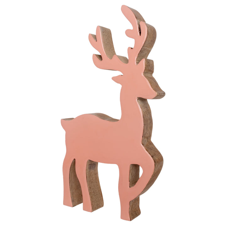 Pink Dancing Deer Large