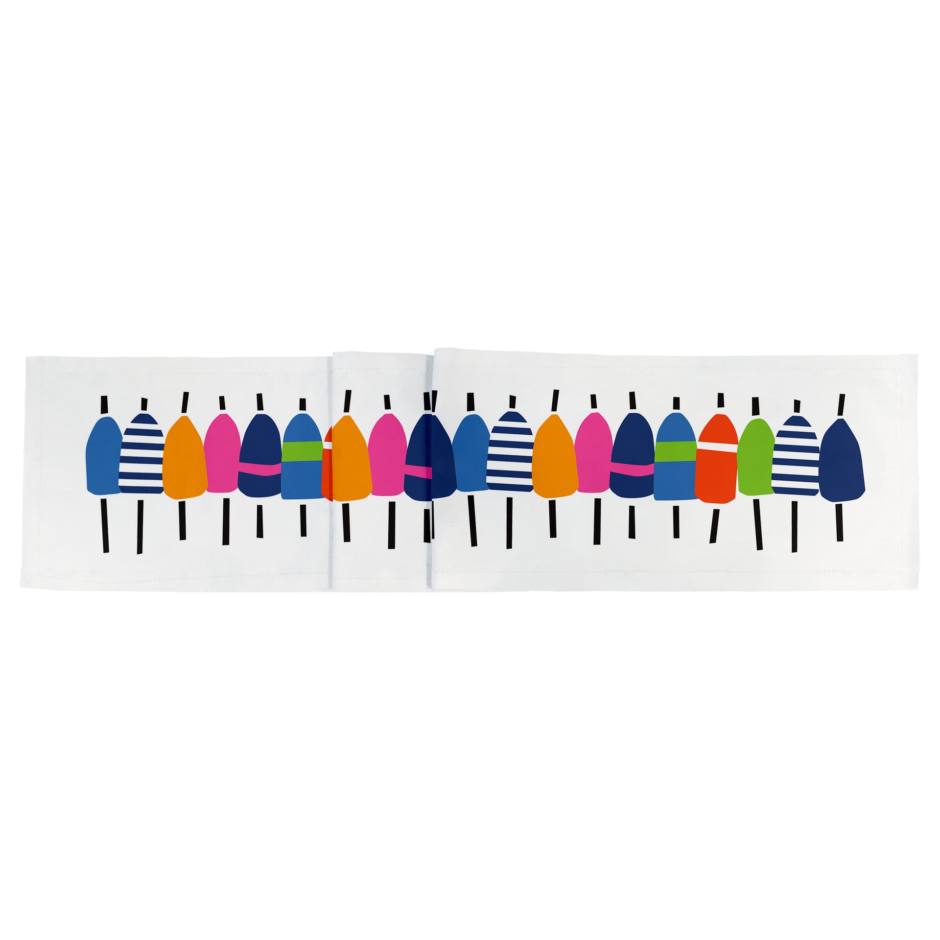 Colorful Buoys Table Runner