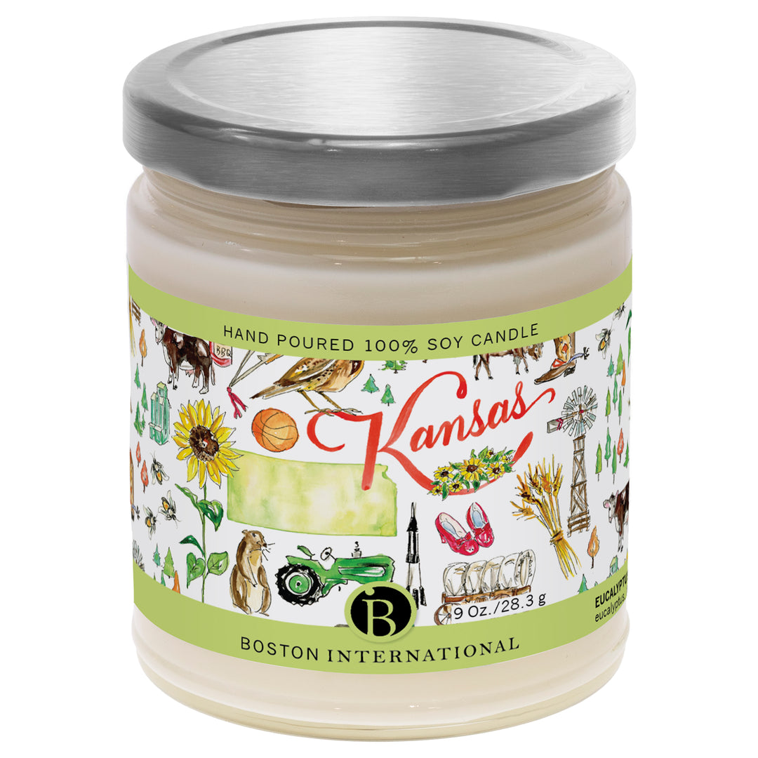 Kansas State Candle