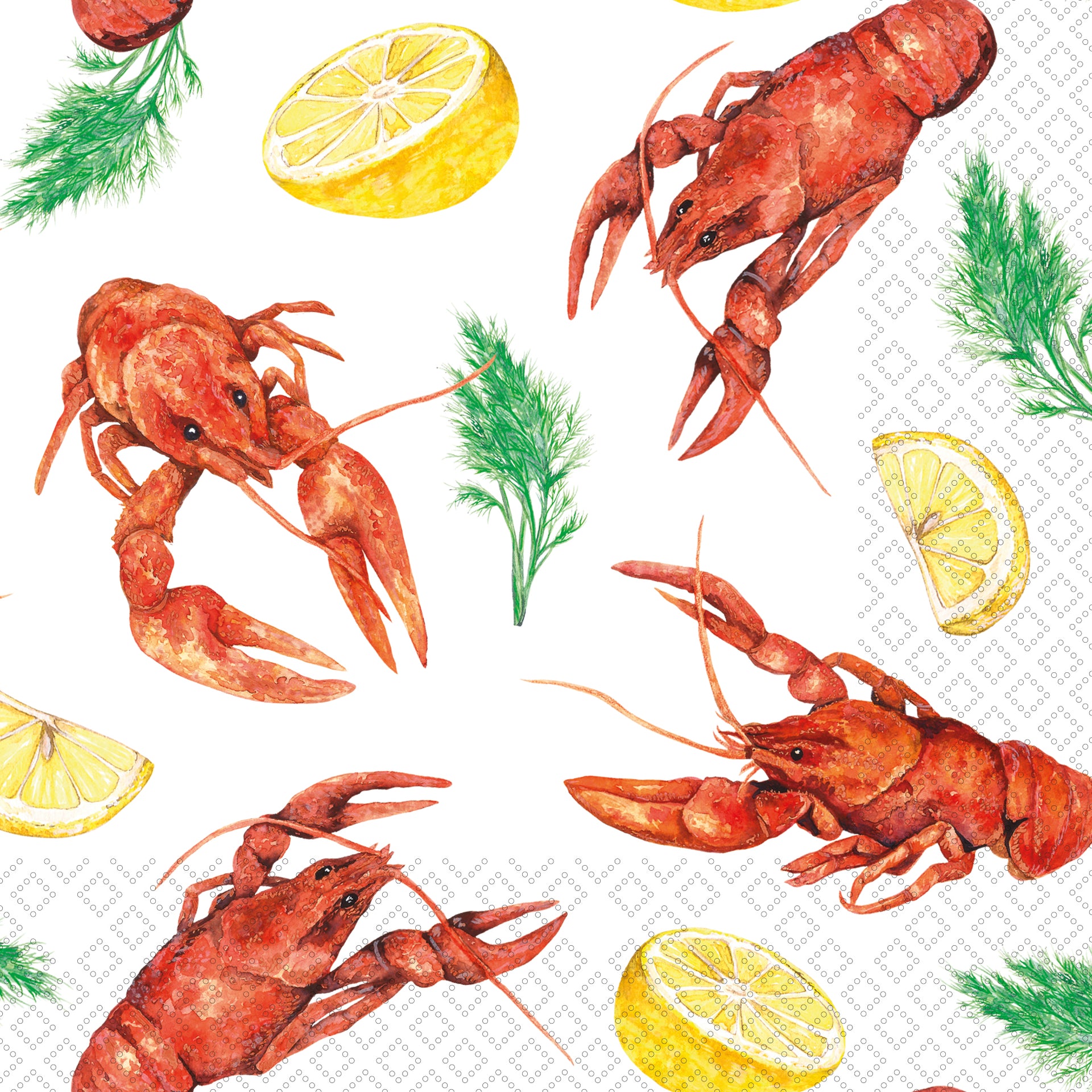 Crawfish Delight Lunch Napkin