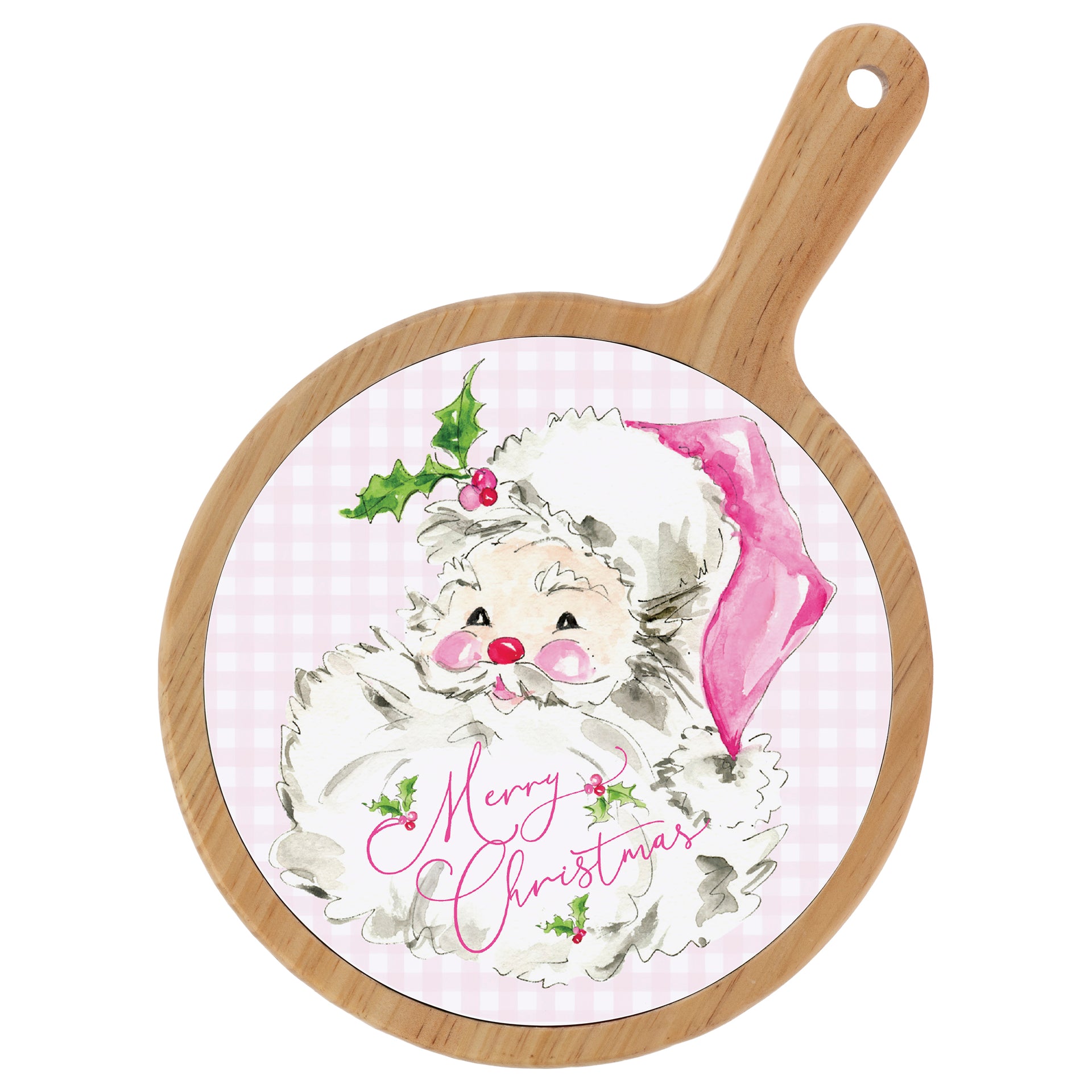 Pink Santa Cheeseboard