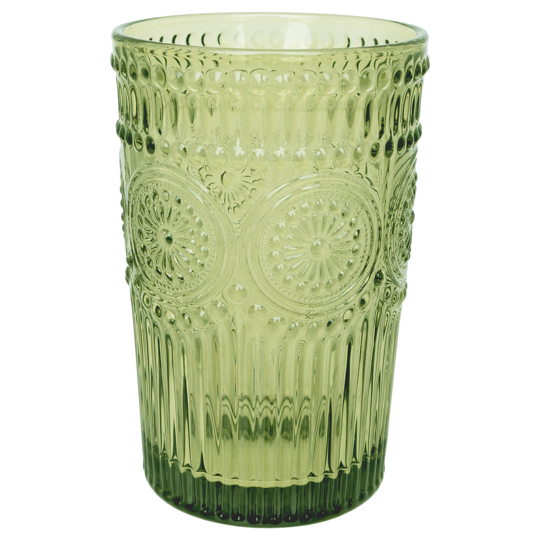 Olive Drinking Glass
