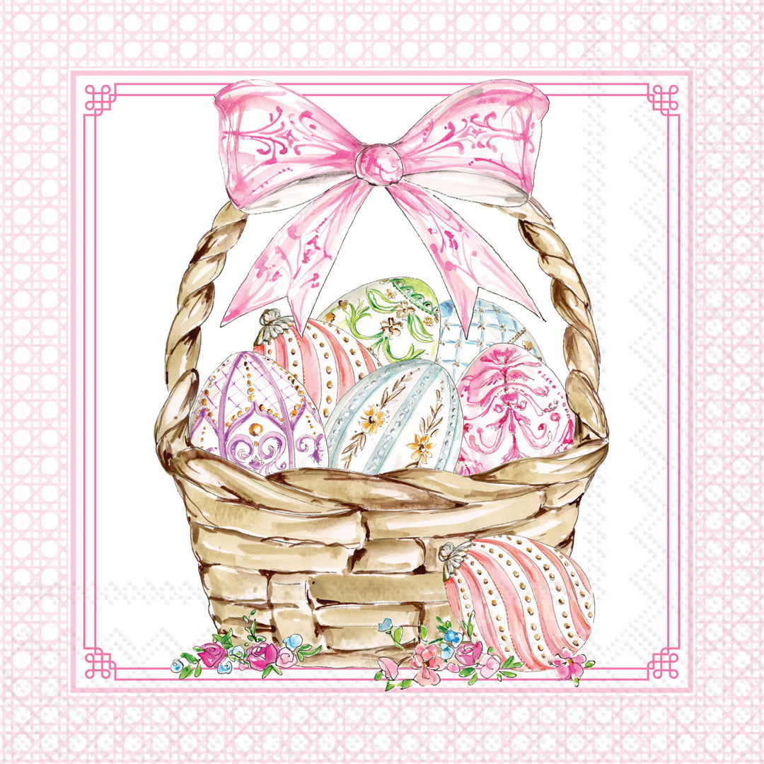 Egg Basket Cocktail Napkin