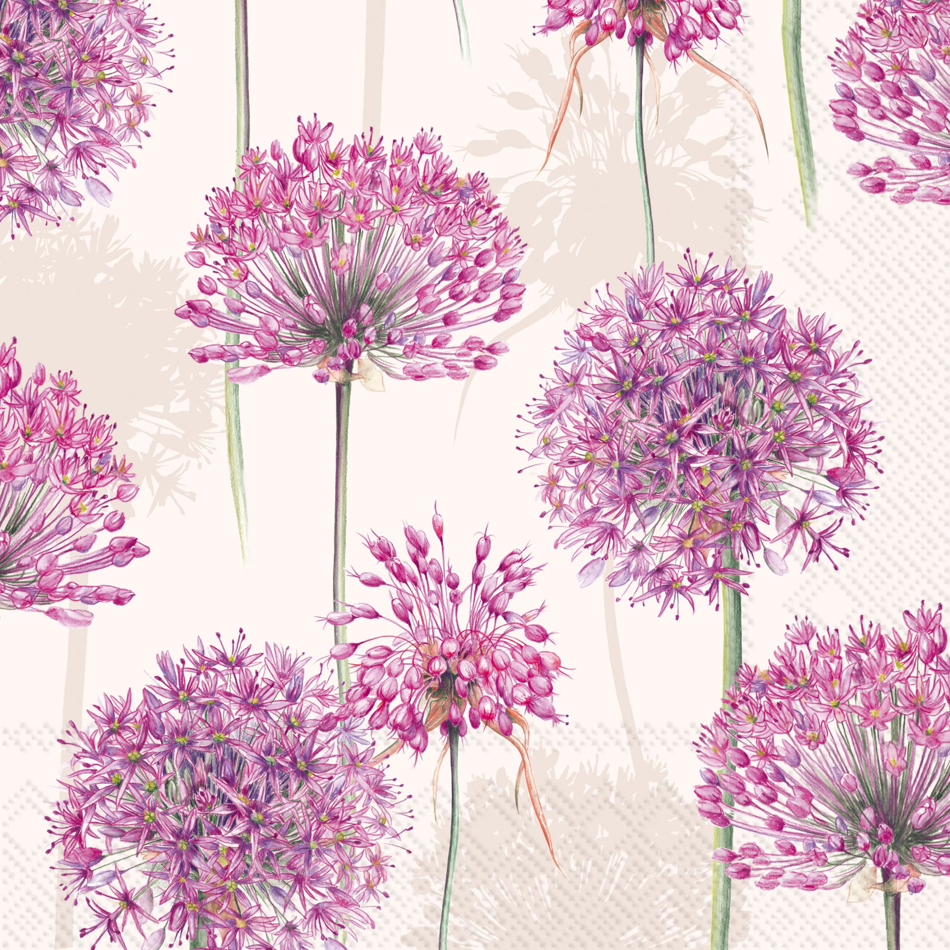 Allium Cream Lunch Napkin