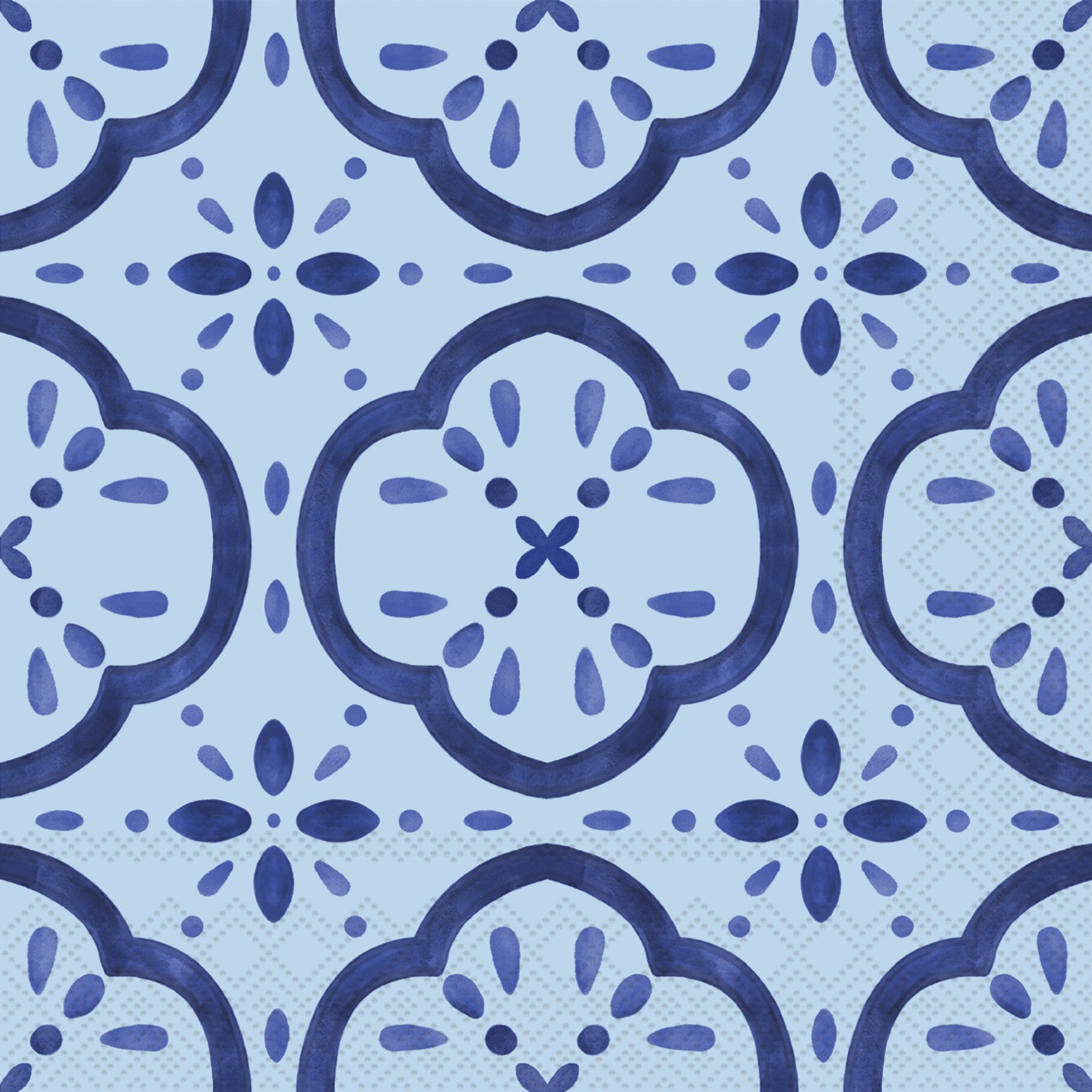 Amalfi Cucina blue Cocktail Napkin blue