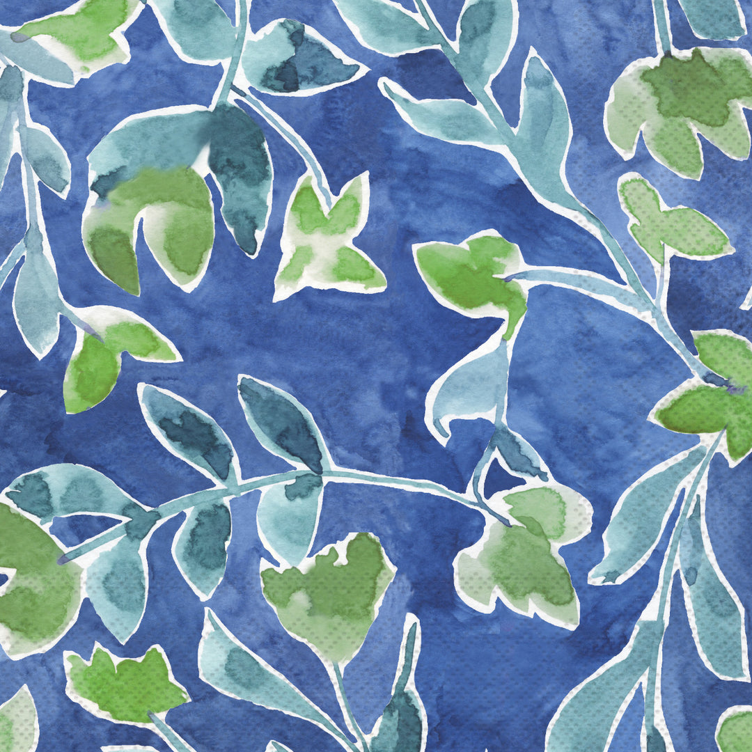 Azure &amp; Ivy blue Cocktail Napkin