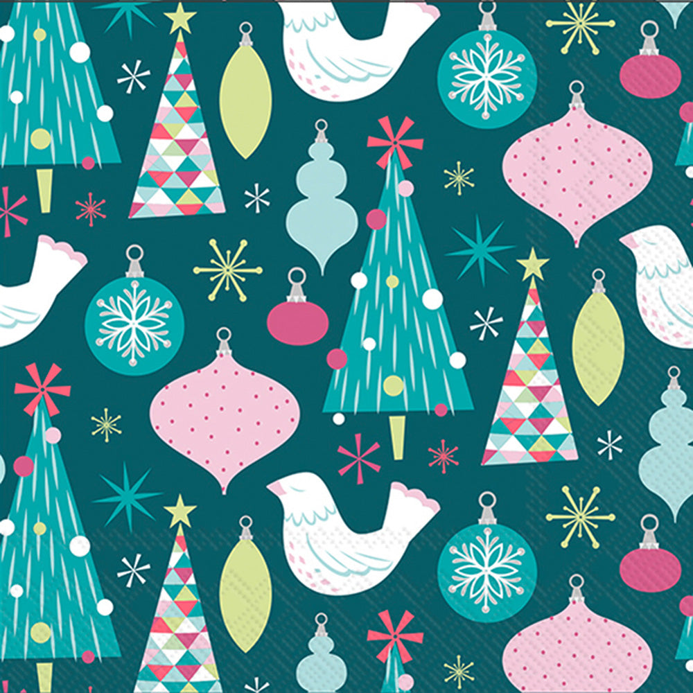 Pastel Christmas Lunch Napkin