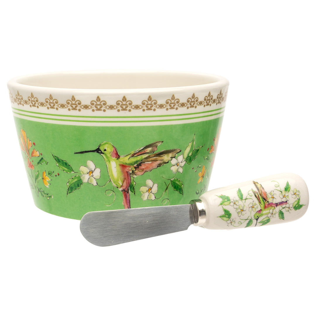 Garden Party Bowl &amp; Spreader