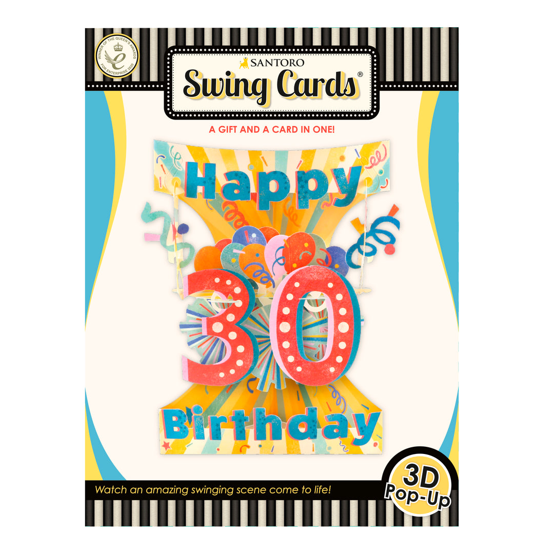 30 Happy Birthday Display Card