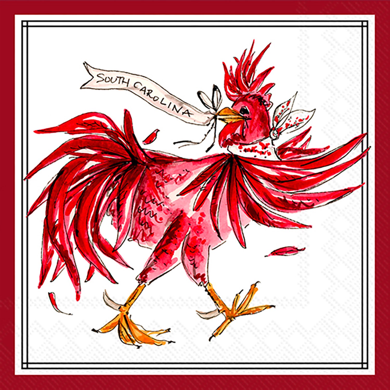 White Rooster Hometown Pride Cocktail Napkin