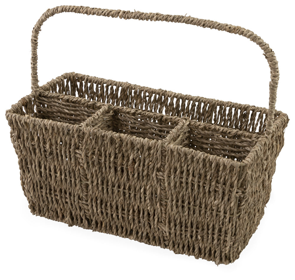 SEAGRASS FLATWARE BASKET