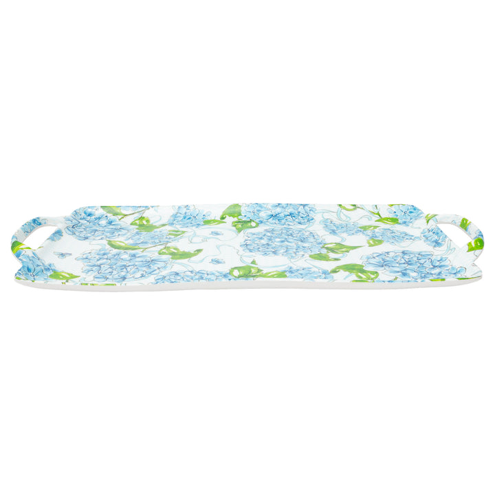 Hydrangea Allover Melamine Tray