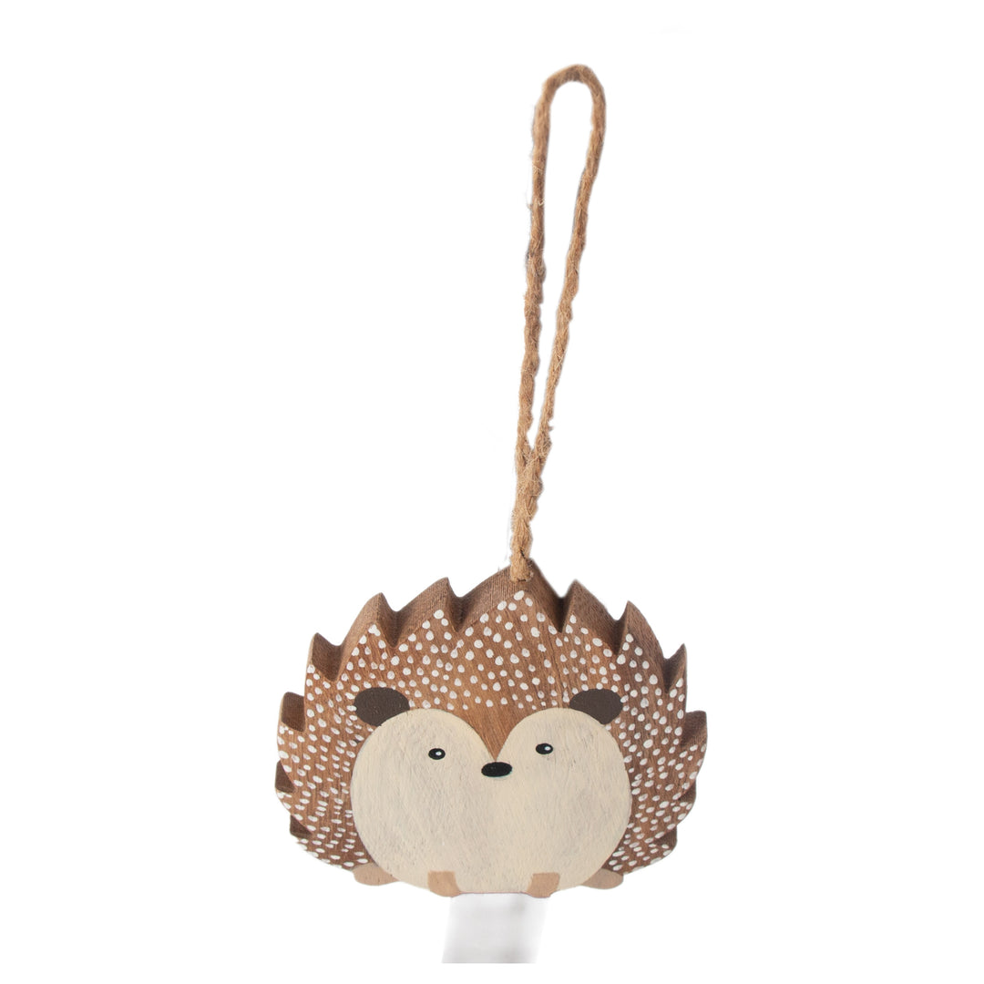 Hedgehog Wood Ornament