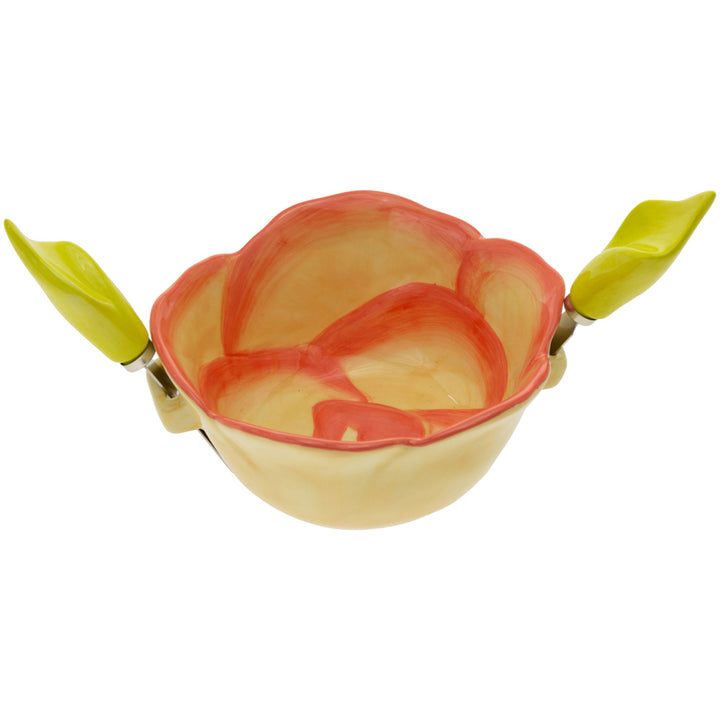 Flower Party Bowl &amp; Spreader Set