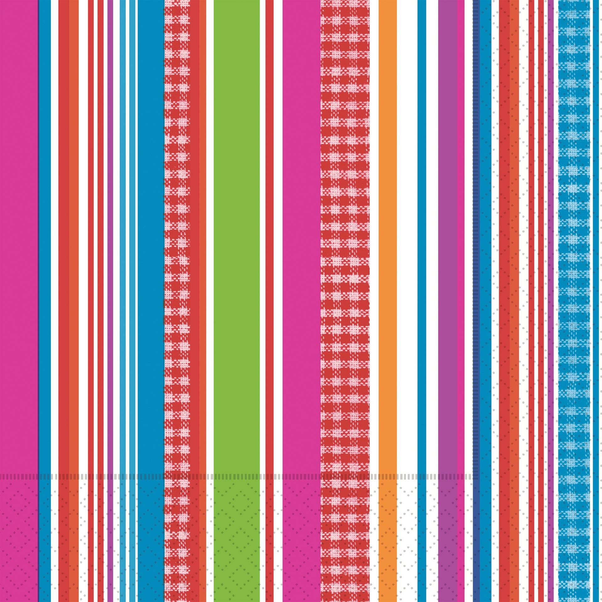 Colourful Stripes Lunch Napkin