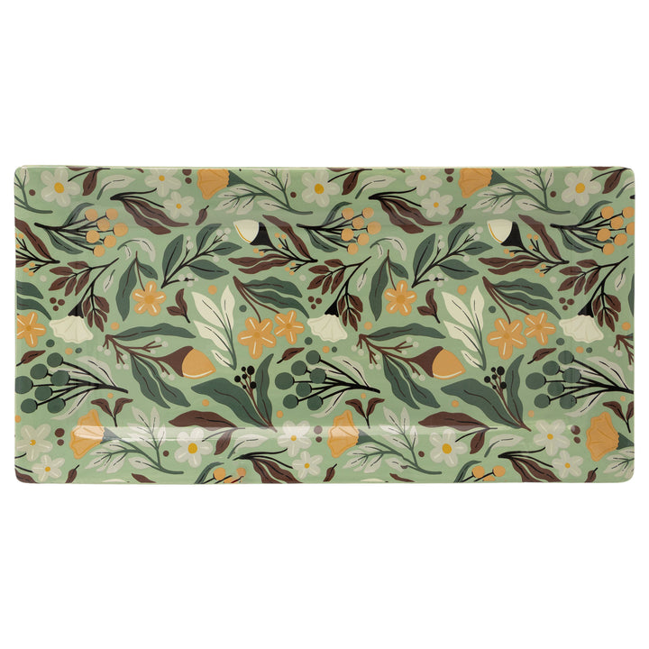 Autumn Acorn Rectangle Platter Large
