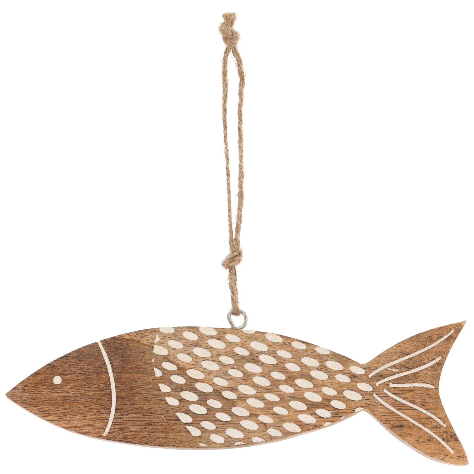 HANGING DOTTED FISH LG