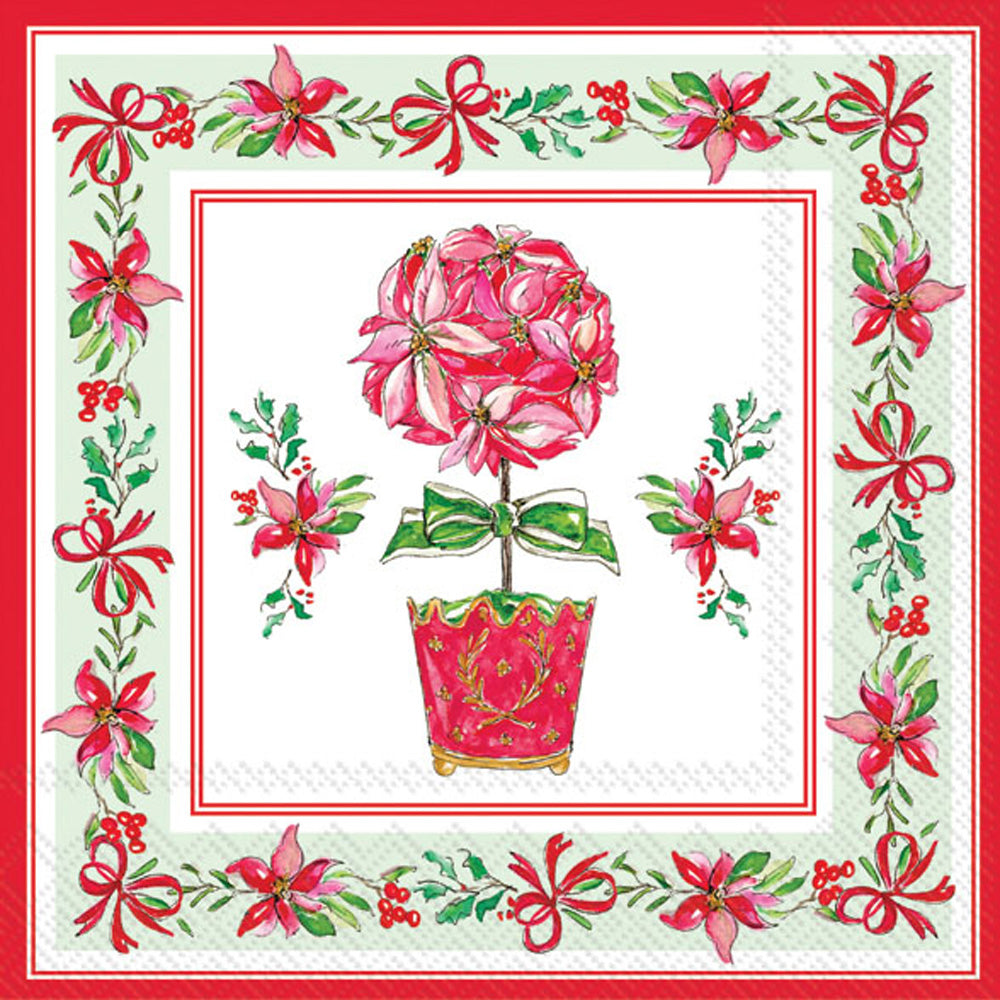 Poinsettia Collection Lunch Napkin