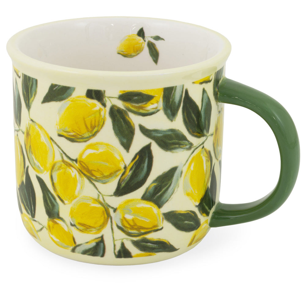 PAINTERLY LEMONS MUG ALLOVER