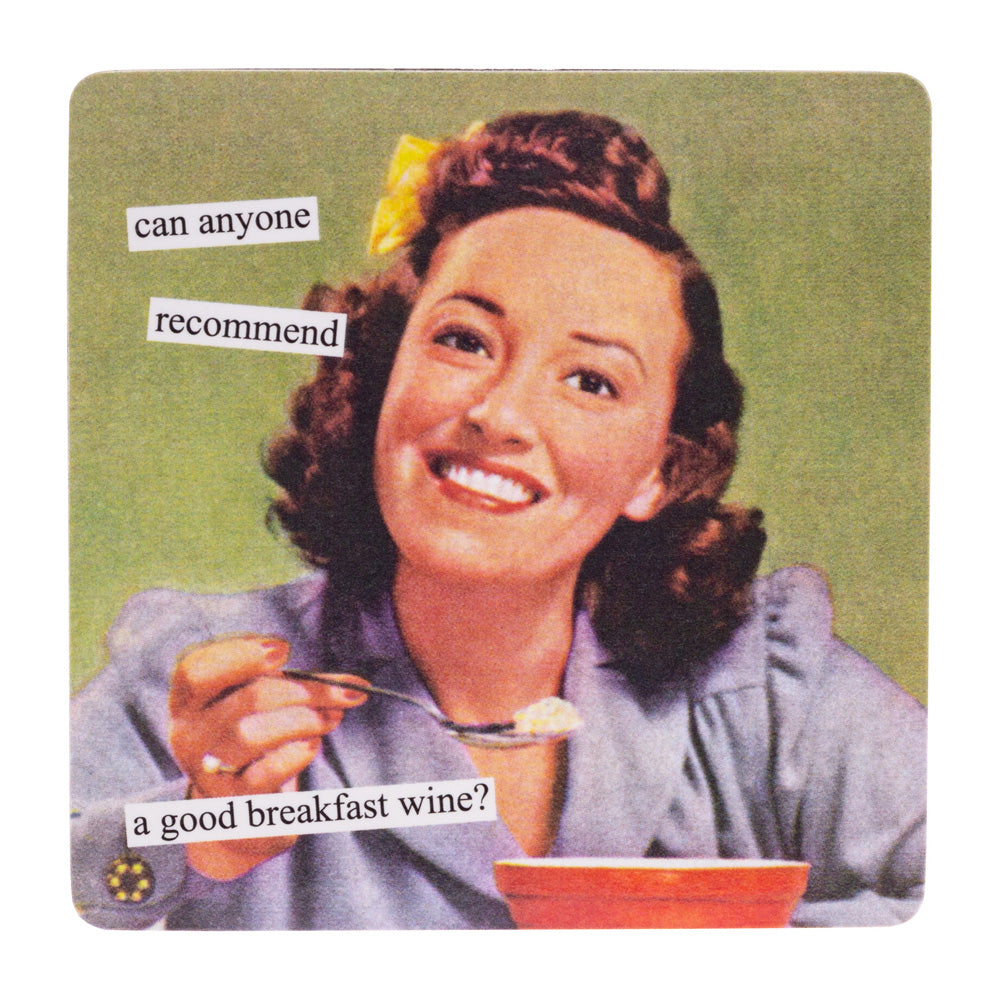 Anne Taintor Magnet Breakfast Wine