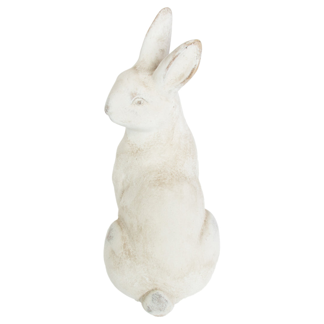 Cement Sitting Bunny Statue