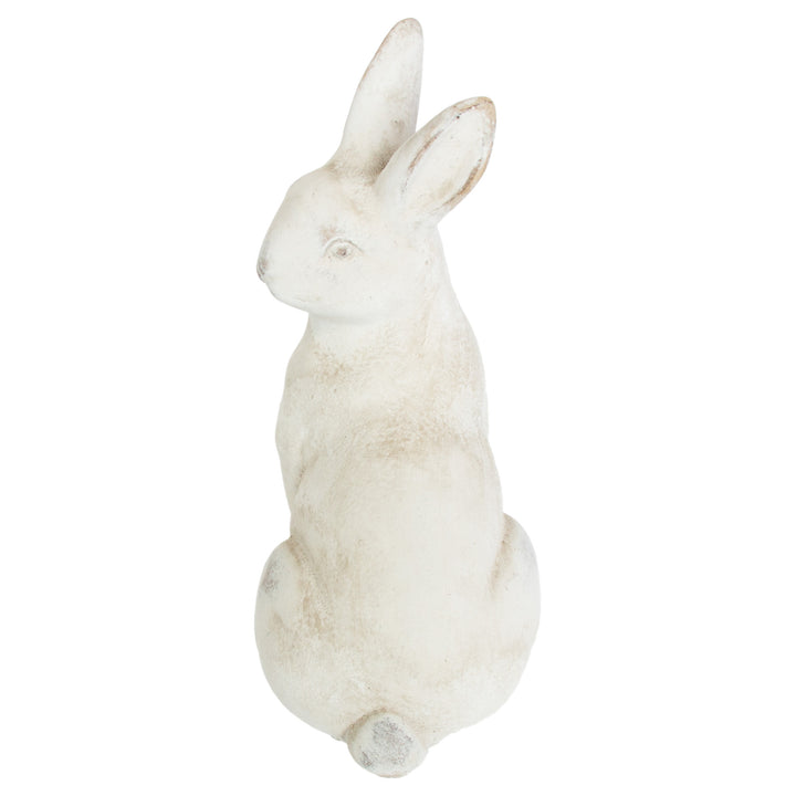 Cement Sitting Bunny Statue