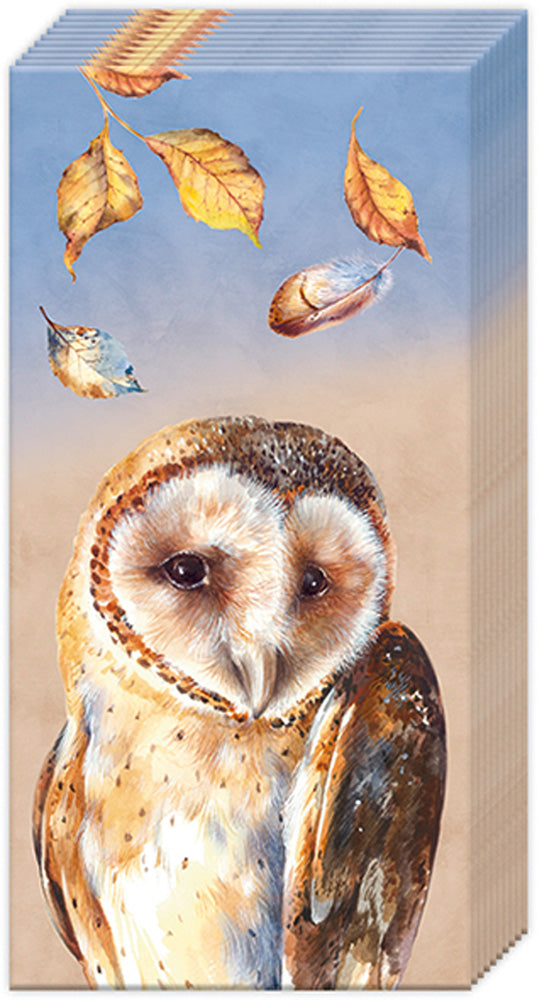 Evie Pocket Tissue Cream Blue