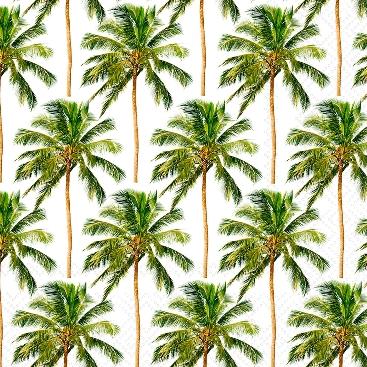 Palm Trees Pattern Cocktail Napkin