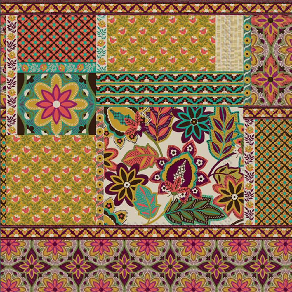 Patchwork Pattern Lunch Napkin