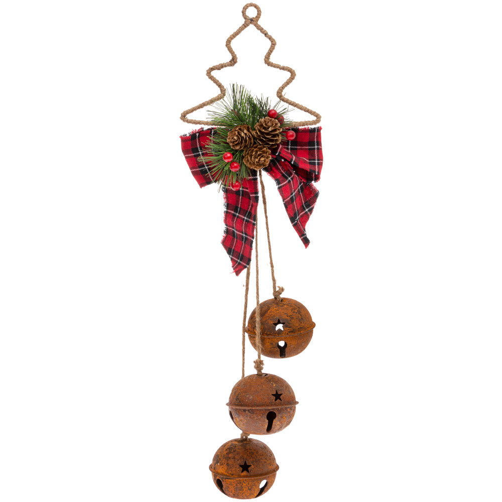 TREETOP RUSTY BELLS DOOR DECOR