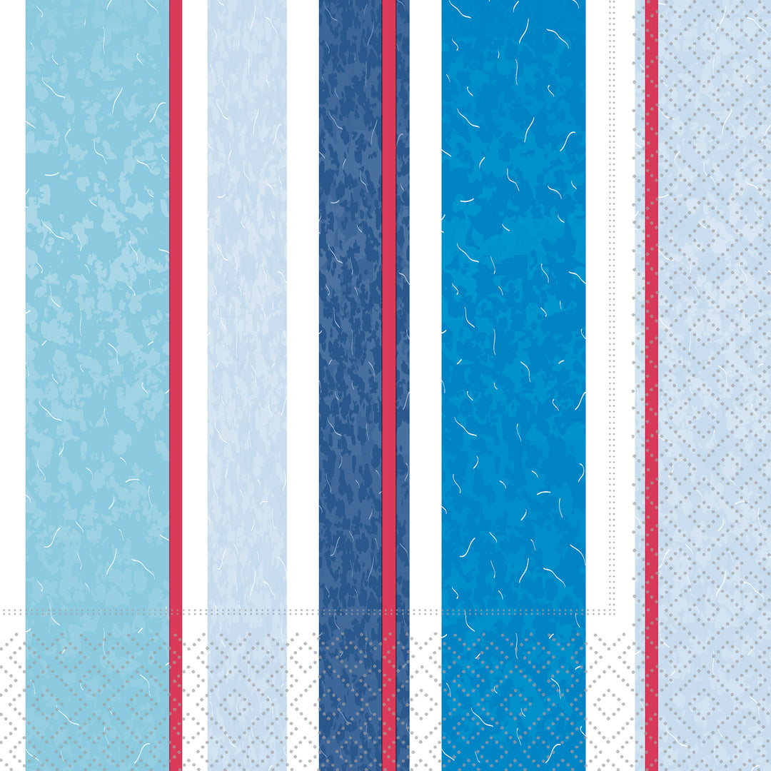 Marina Stripes Cocktail Napkin