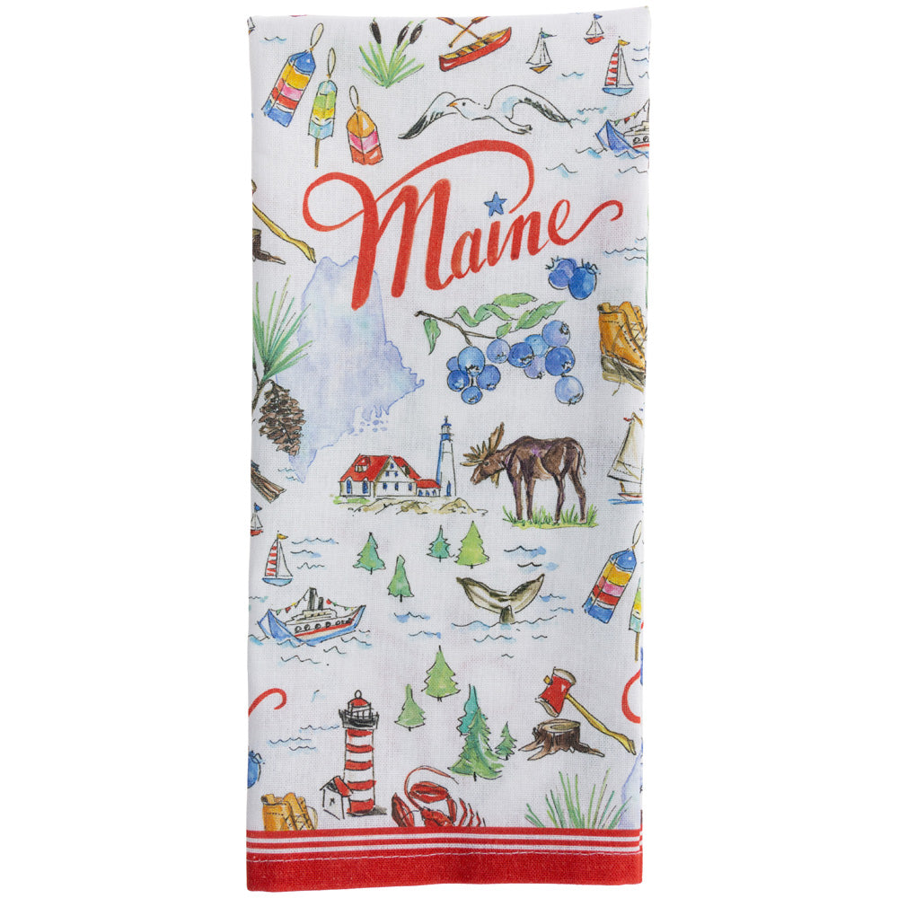 Maine Tea Towels (Set of 2)