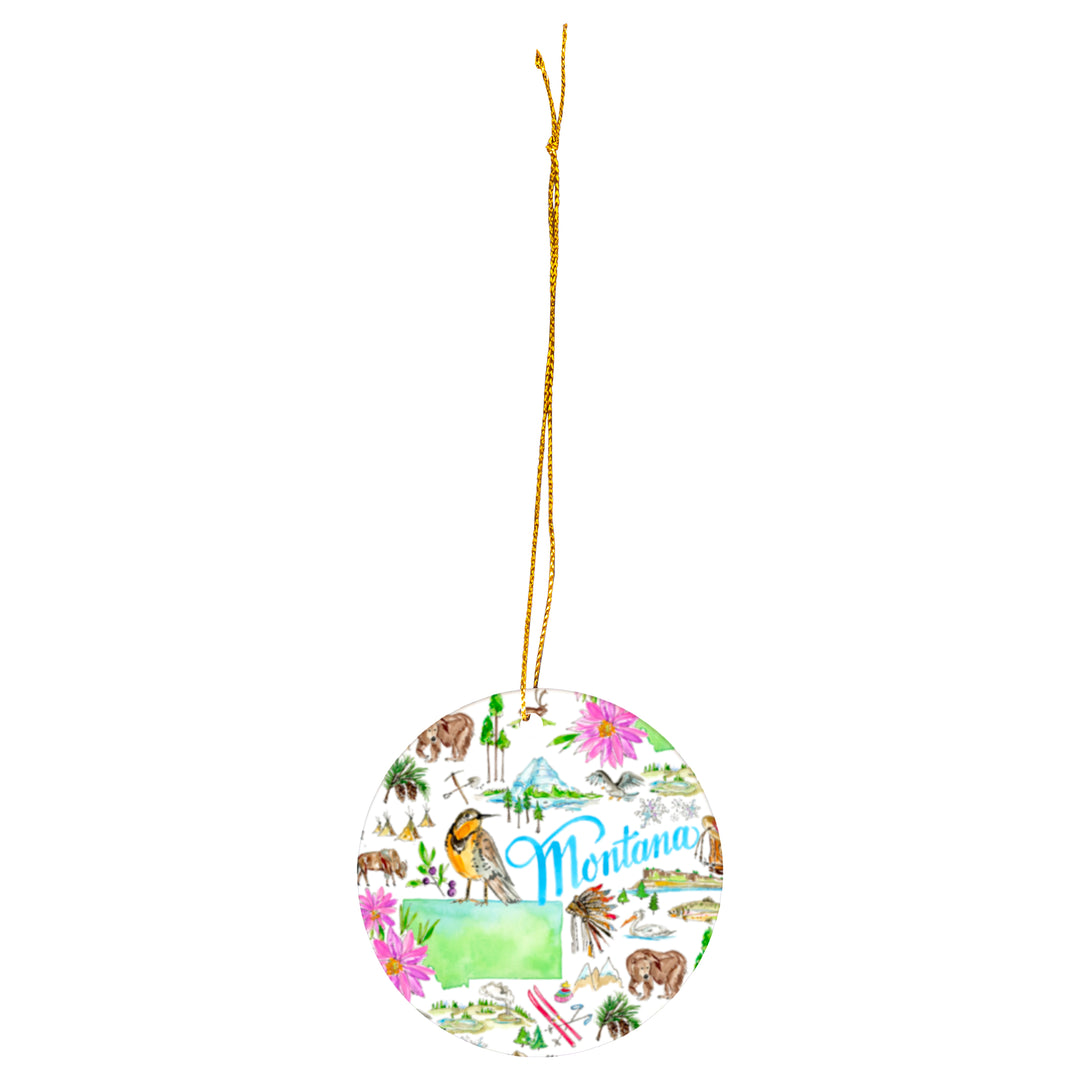 Montana State Ornament