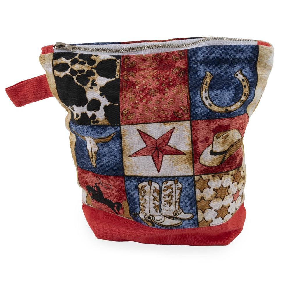 Cowboy Collage Accessory Bag