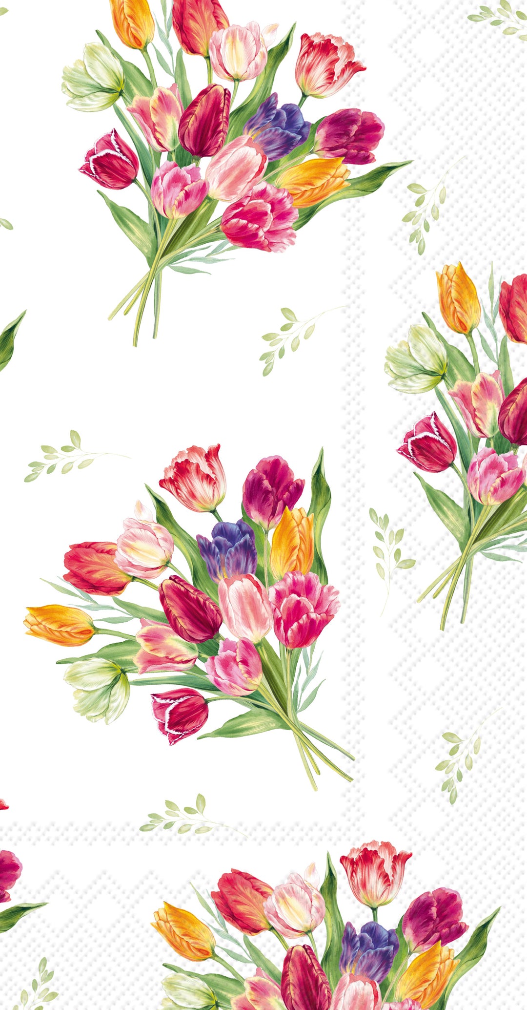Tulip Posy Guest Towel