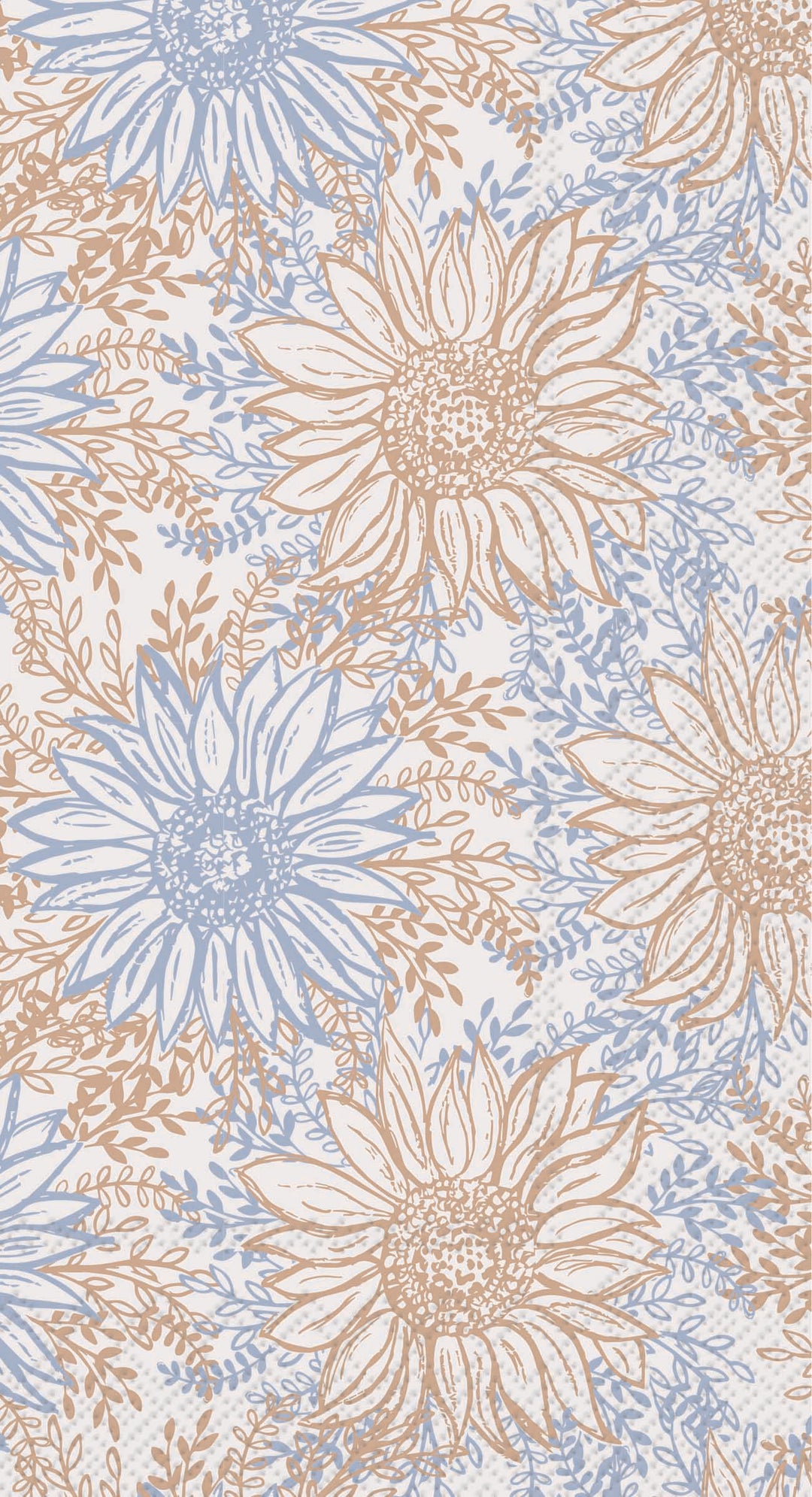 Fall Folk Pattern Guest Towel