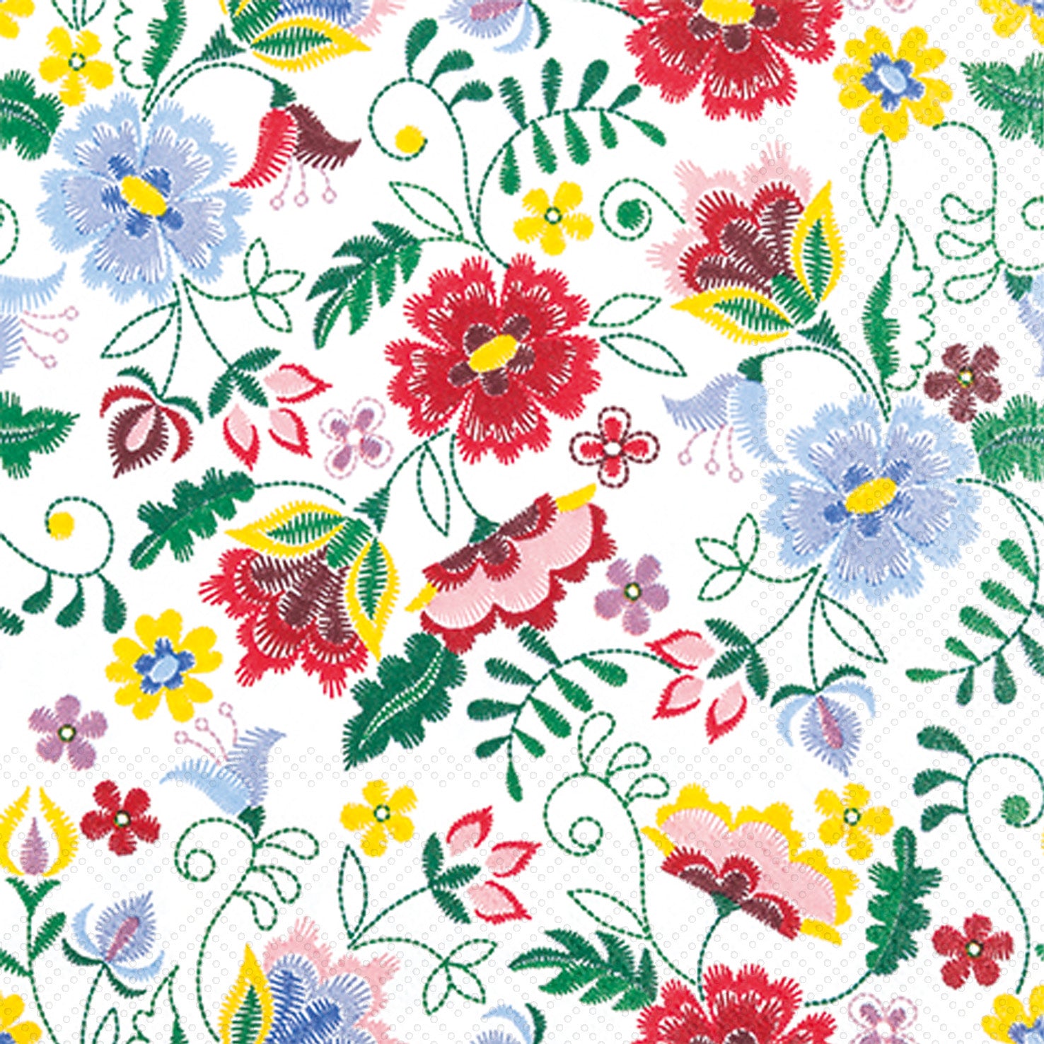 Stitched Cocktail Napkin